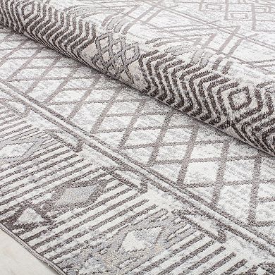 Rugs America Mason Brooks Jada Bohemian Geometric Mist Springs Area Rug