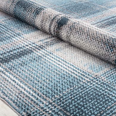 Rugs America Mason Brooks Jada Contemporary Plaid Area Rug
