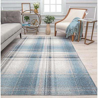 Rugs America Mason Brooks Jada Contemporary Plaid Area Rug