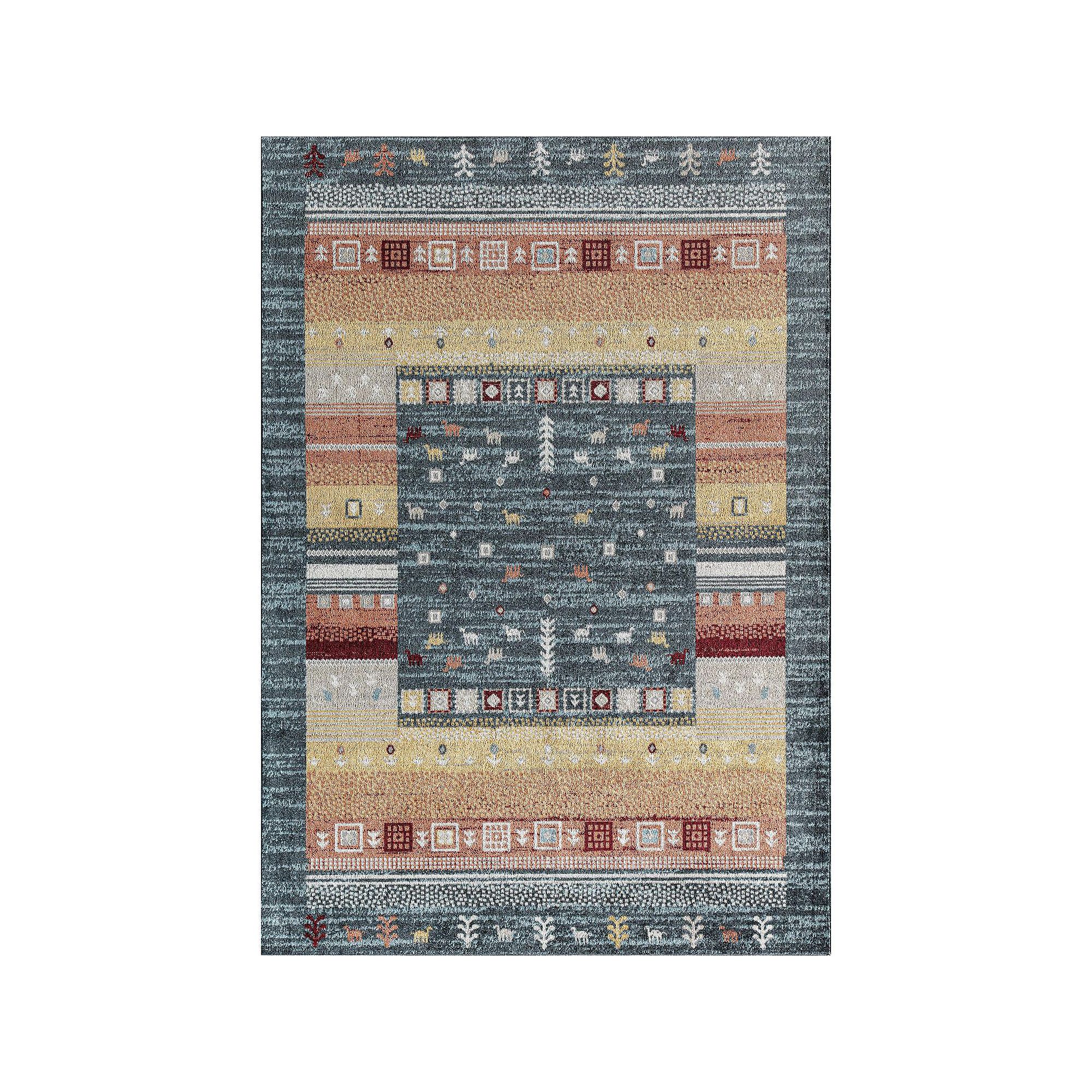 Rugs America Mason Brooks Jada Bohemian Tribal Twilight Bayou Area Rug