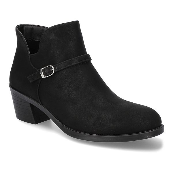 Ellery by Easy Street Women's Block Heel Ankle Boots