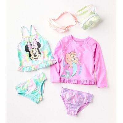 Little Mermaid Swimsuit Disney Swimsuits Toddler Piece Baby Disney - Main Image