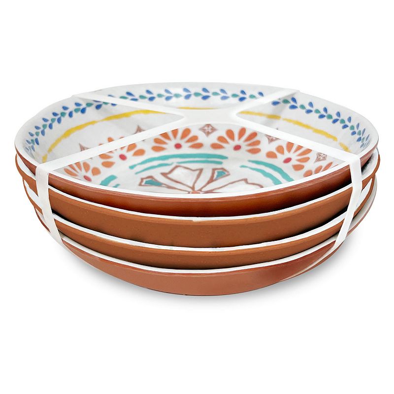 Food Network Mesa Feliz 4-pc. Melamine Cereal Bowl Set, Multicolor