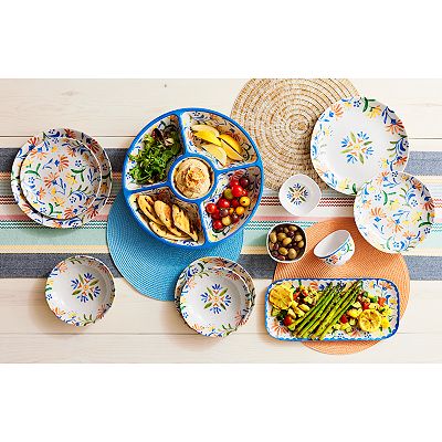 Food Network Sorrento 4 pc. Melamine Dinner Plate Set