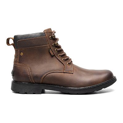 Nunn Bush Brown Leather‎ Men\'s ankle Boots size  9D Nunn Bush Odell II Leather Wingtip Lace-up Boots, Cognac  main image 2