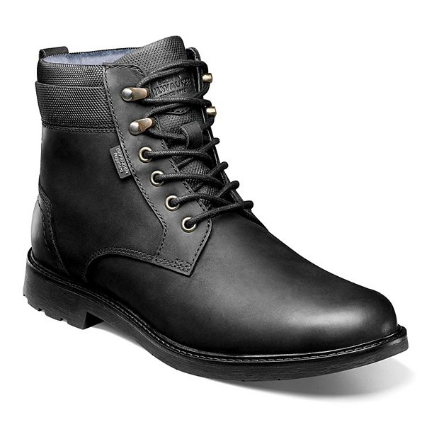 kohls mens black boots