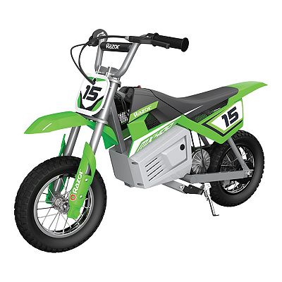 Razor MX400 Dirt Rocket 24V Electric Toy Motocross Motorcycle Dirt Bike Green