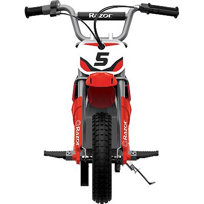 Razor MX350 Dirt Rocket Kids Electric Toy Motocross Motorcycle Dirt Bike Red