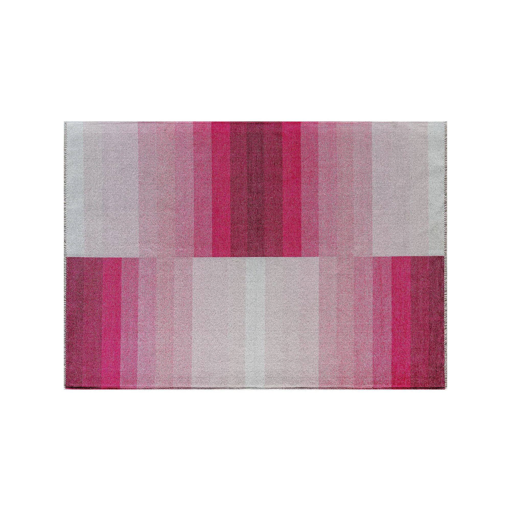 Elizabeth Sutton Soho Modern Stripe Area Rug, Tickled Pink