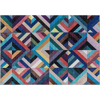 Elizabeth Sutton Soho Geometric Modern Abstract Area Rug