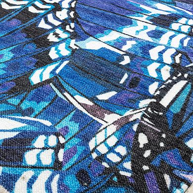 Elizabeth Sutton Soho Butterfly Modern Abstract Area Rug
