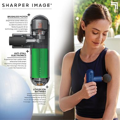 Sharper Image Powerboost Move Portable Percussion Massager