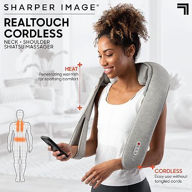 Sharper Image Realtouch Neck & Shoulder Heated Shiatsu Massager