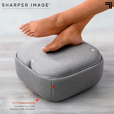 Sharper image heated foot pillow sales