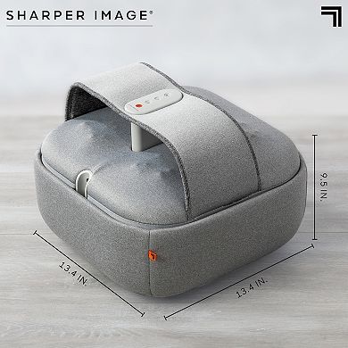 Sharper Image Acupressure Heated Foot Massage Ottoman