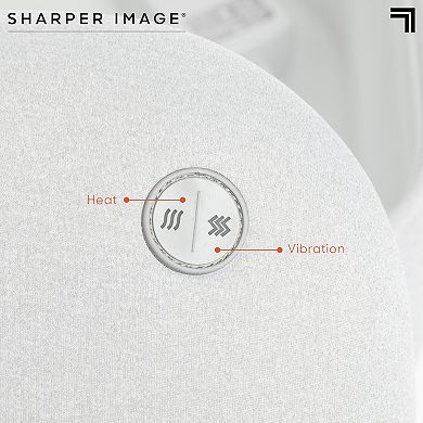Sharper Image Acupressure Heated Foot Massage Ottoman