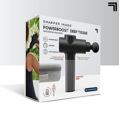 Sharper Image Deep Tissue Massage fashion Gun Set