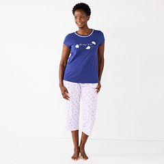 Cat Nap Purple Jogger Pajama Sleep Set - X-Large