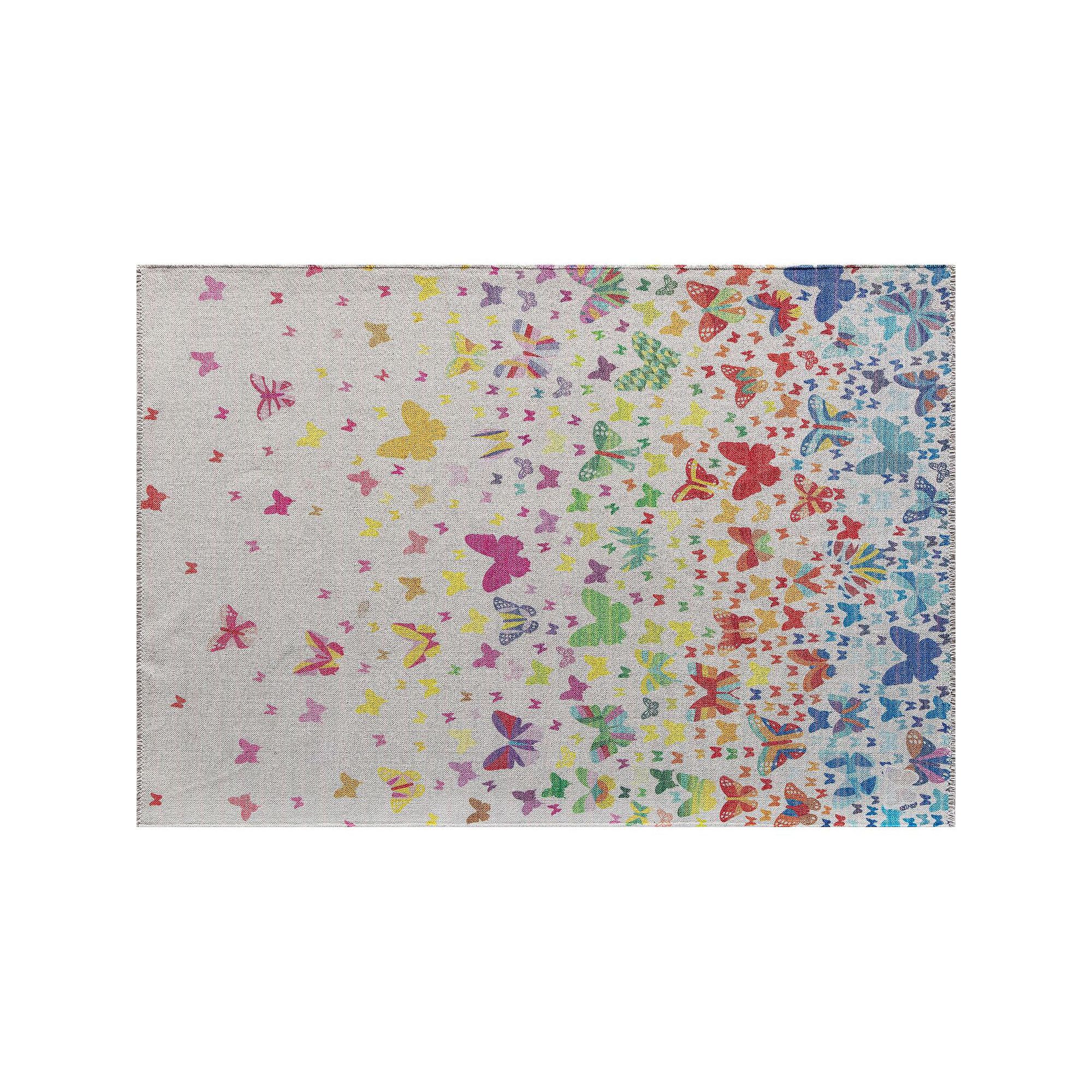 Elizabeth Sutton Soho Modern Graphic Area Rug, Social Butterflies