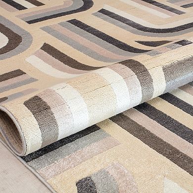 Elizabeth Sutton Vincenzo Modern Geometric Area Rug