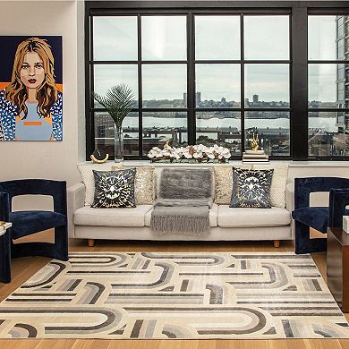 Elizabeth Sutton Vincenzo Modern Geometric Area Rug