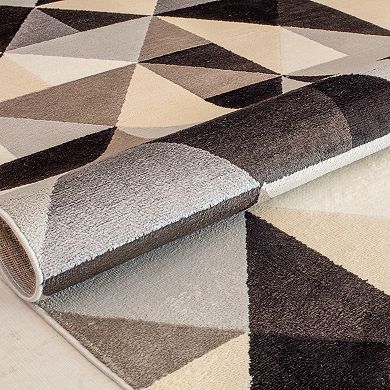 Elizabeth Sutton Vincenzo Modern Mosaic Geometric Area Rug
