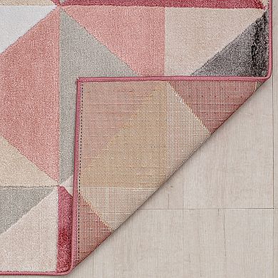 Elizabeth Sutton Vincenzo Modern Mosaic Geometric Area Rug
