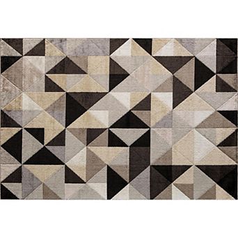 Elizabeth Sutton Vincenzo Modern Mosaic Geometric Area Rug