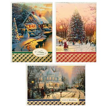 Hallmark Thomas Kinkade Boxed Christmas Cards Assortment