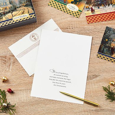 Hallmark Thomas Kinkade Boxed Christmas Cards Assortment