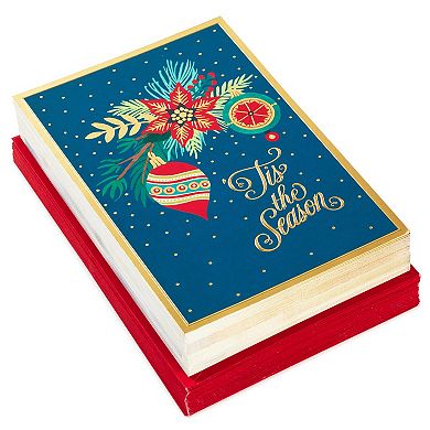 Hallmark Festive Foil Boxed Christmas Cards Assortment