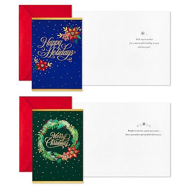 Hallmark Festive Foil Boxed Christmas Cards Assortment