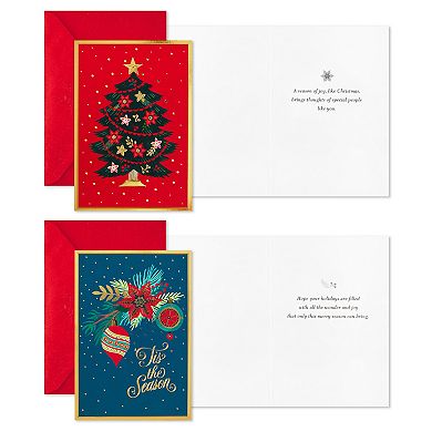Hallmark Festive Foil Boxed Christmas Cards Assortment