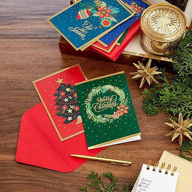 Hallmark Festive Foil Boxed Christmas Cards Assortment