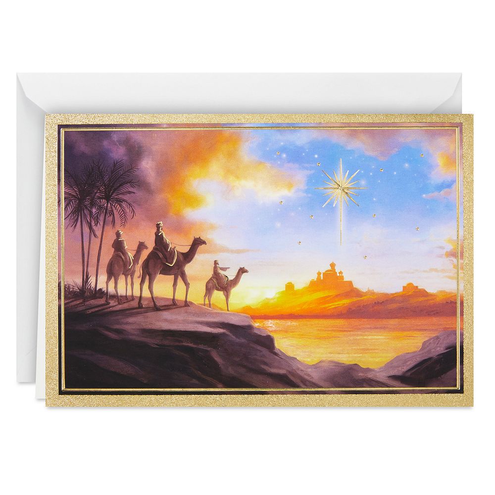 Hallmark three wise men boxed religious christmas cards 40 ct 