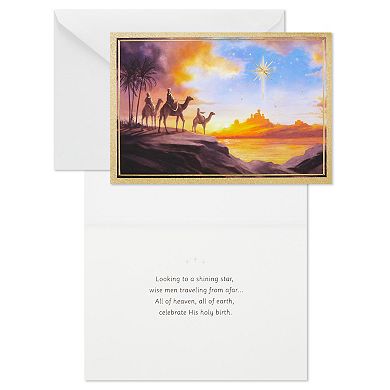 Hallmark Three Wise Men Boxed Religious Christmas Cards 40-ct.