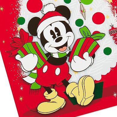 Hallmark Jolly Joyful Mickey Mouse 10-Pack of Disney Christmas Cards