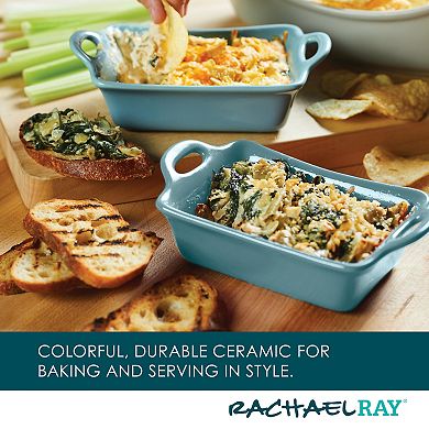 Rachael Ray Ceramics 2-pc. Rectangular Au Gratin Set