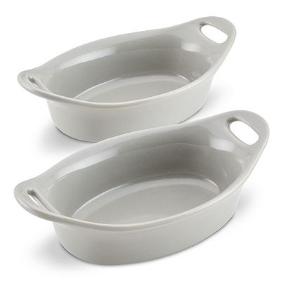 Rachael Ray Ceramics 2-pc. Oval Au Gratin Set