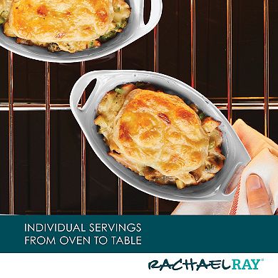 Rachael Ray Ceramics 2-pc. Oval Au Gratin Set