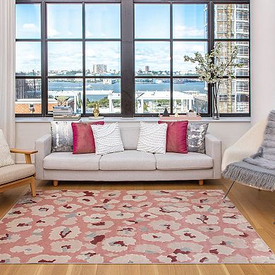 Elizabeth Sutton Vincenzo Animal Print Modern Abstract Area Rug