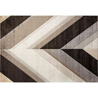 Elizabeth Sutton Vincenzo Modern Chevron Area Rug