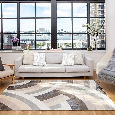 Elizabeth Sutton Vincenzo Modern Geometric Area Rug