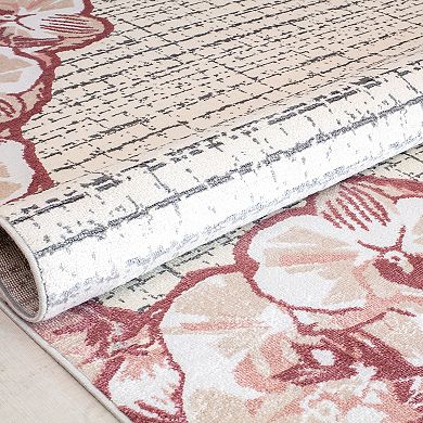 Elizabeth Sutton Vincenzo Modern Floral Area Rug