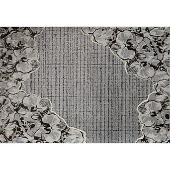 Elizabeth Sutton Vincenzo Modern Floral Area Rug