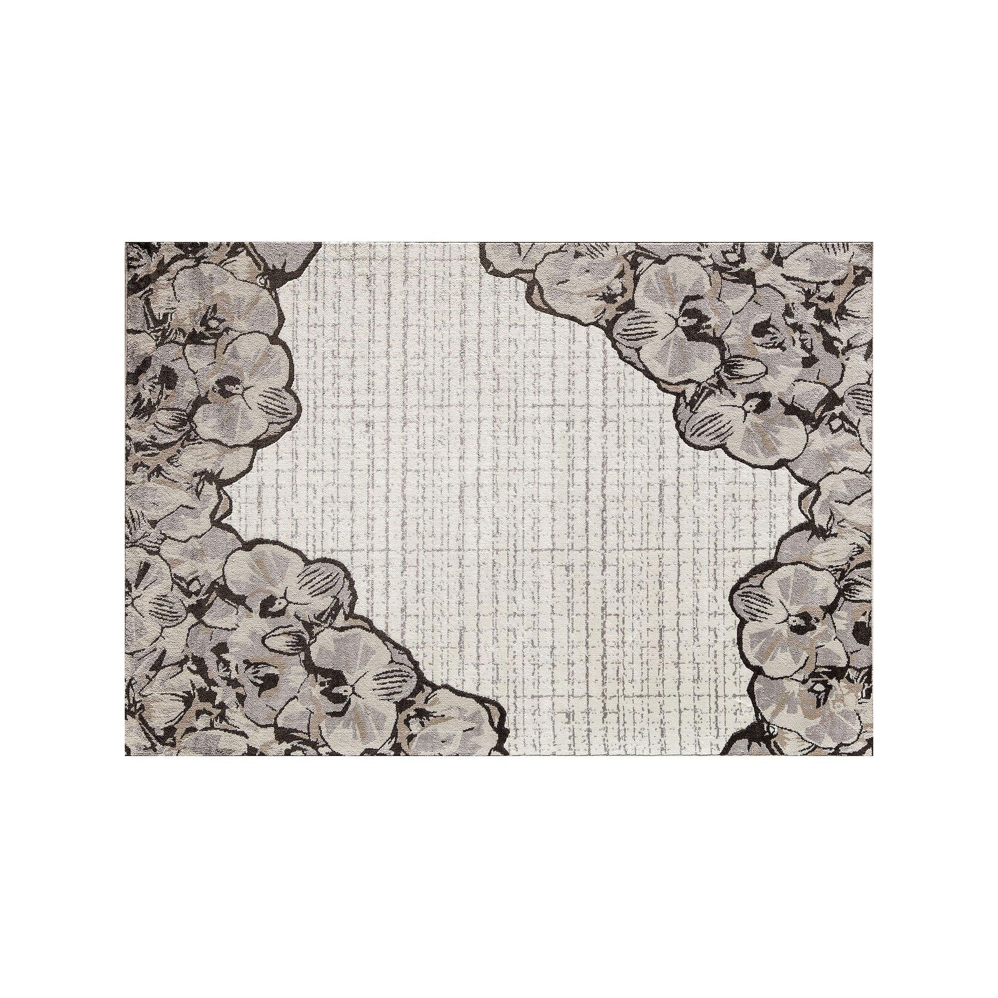 Elizabeth Sutton Vincenzo Modern Floral Area Rug, Over The Moon