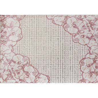 Elizabeth Sutton Vincenzo Modern Floral Area Rug