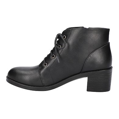 Becker by Easy Street Women's Block Heel Ankle Boots