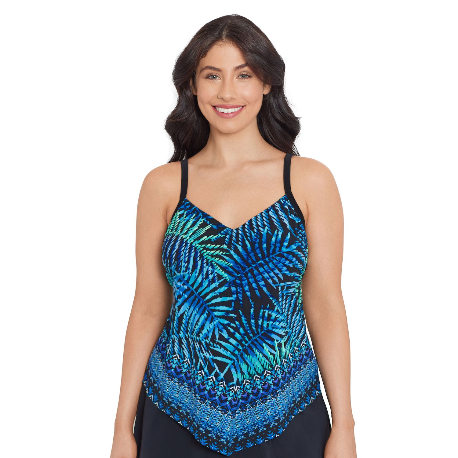Handkerchief Women TrimShaper Women's Rachel Swim Tankini Top