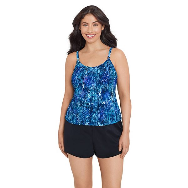 Women's Trimshaper Farrah Allover Control Tankini Top